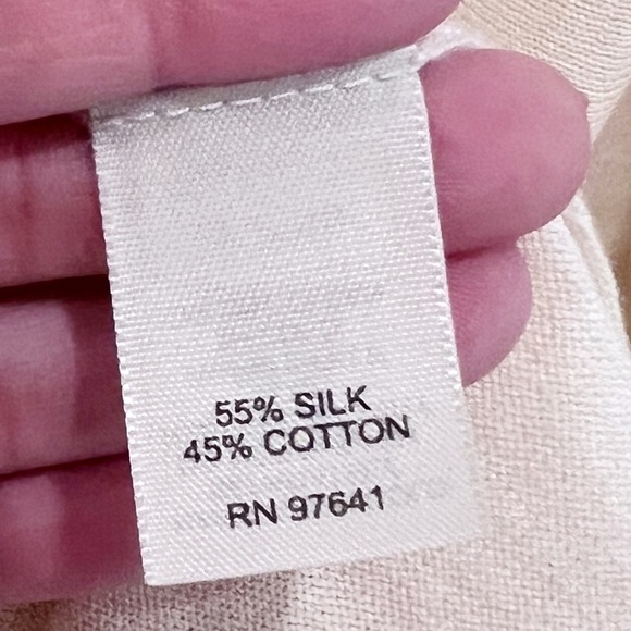 J Jill Silk Blend V Neck Tunic Blouse Size XLP - Picture 6 of 10